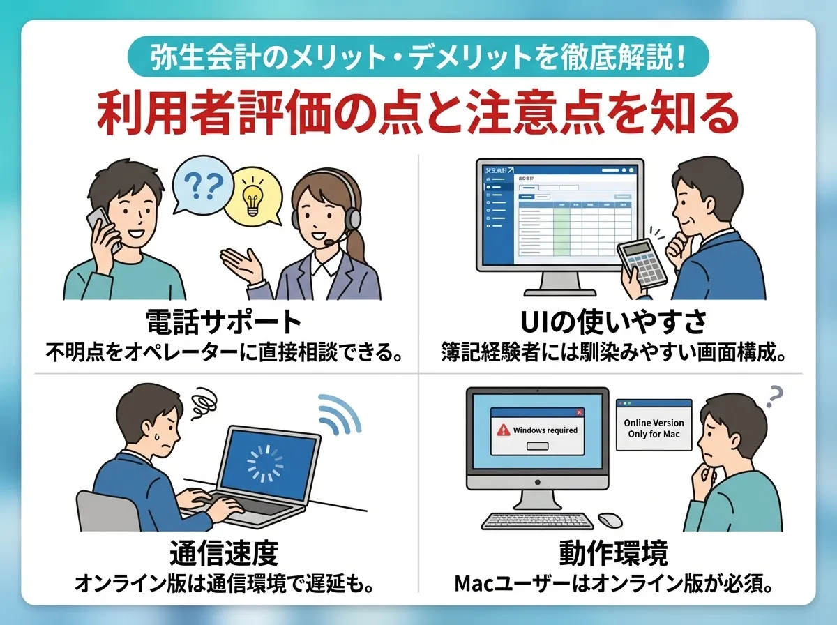 弥生会計のメリットとデメリット