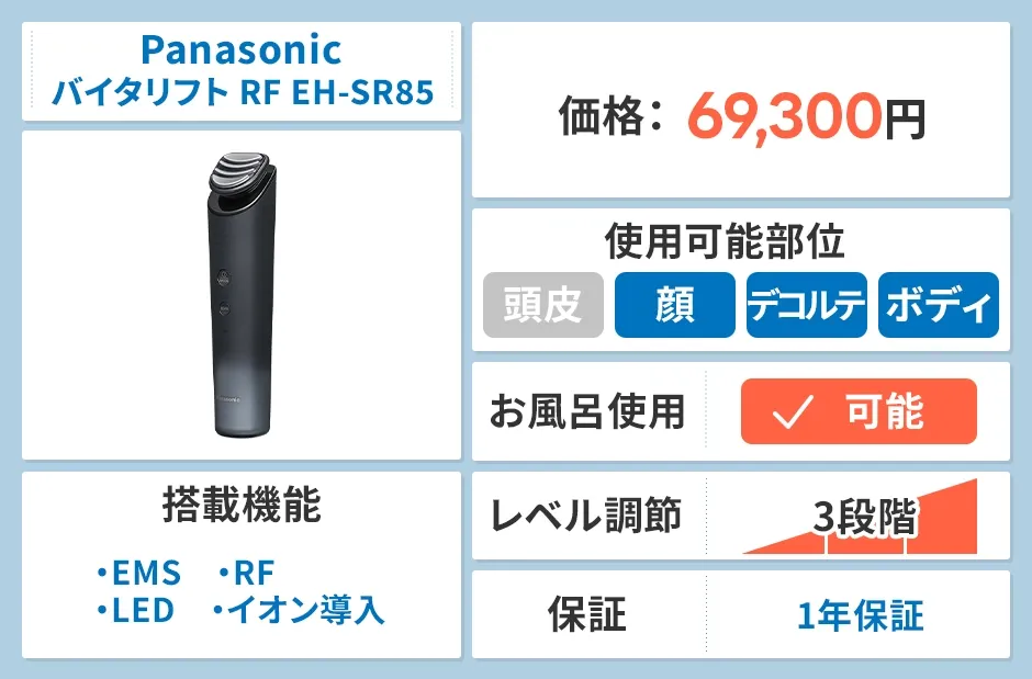 Panasonic バイタリフト RF EH-SR85