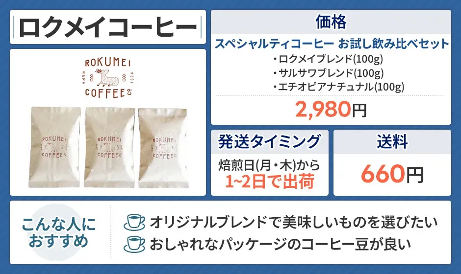 ロクメイコーヒー