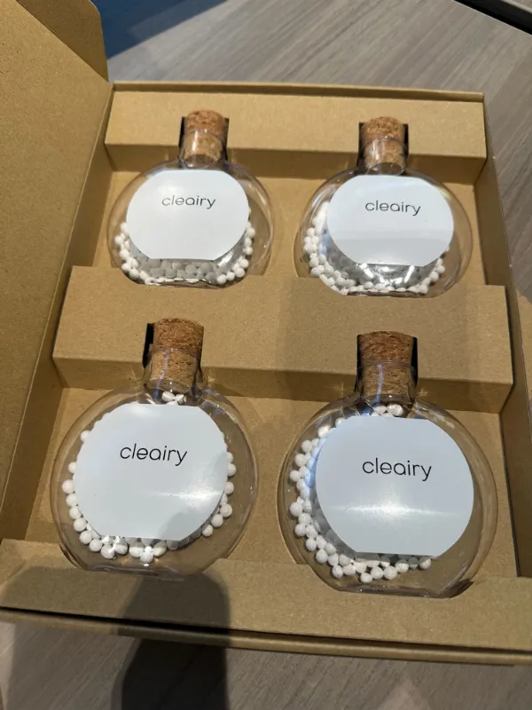 クレアリーを実際に使ってみた、梱包されて届いたクレアリーの商品