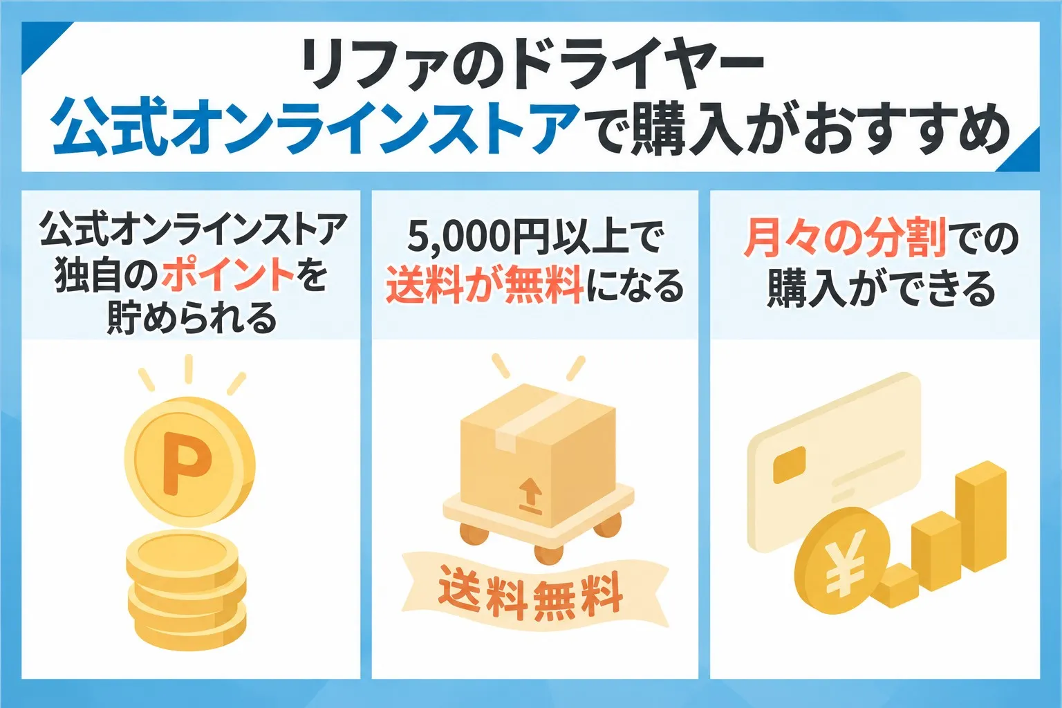 リファのドライヤーは公式オンラインストアで購入がおすすめ