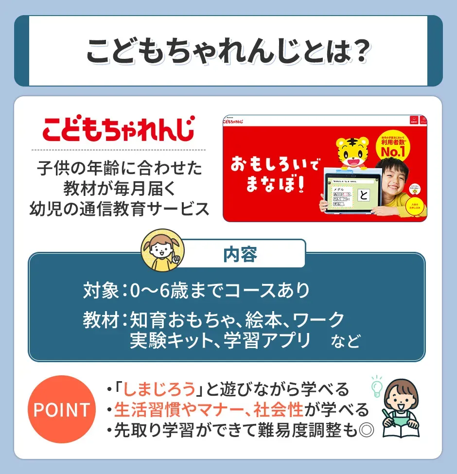 こどもちゃれんじのサービス概要