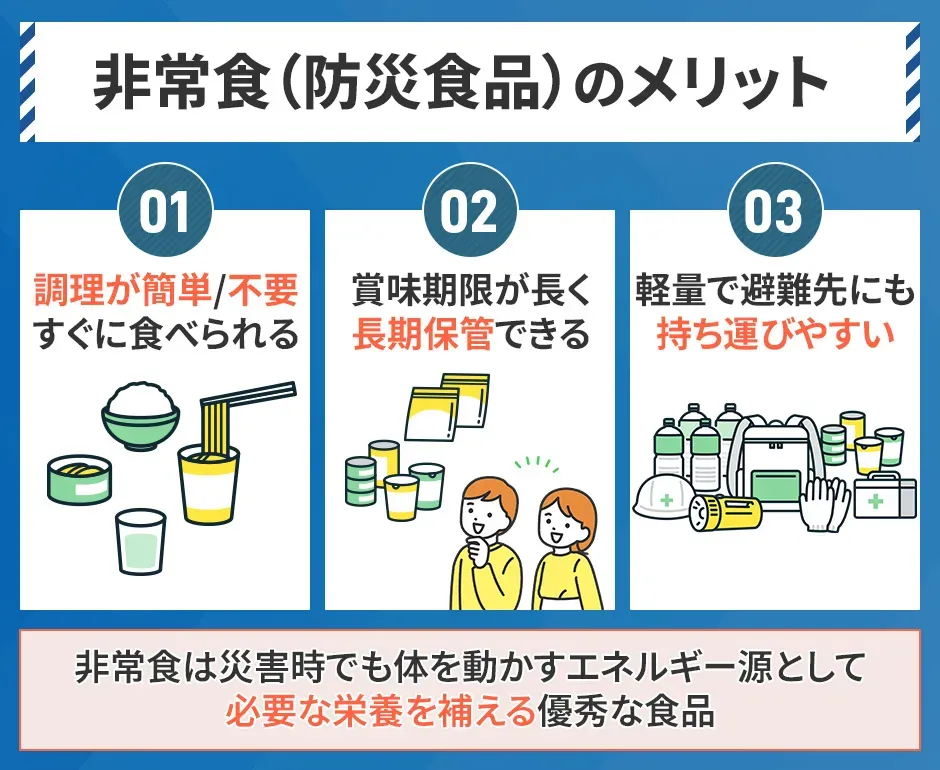 非常食のメリット