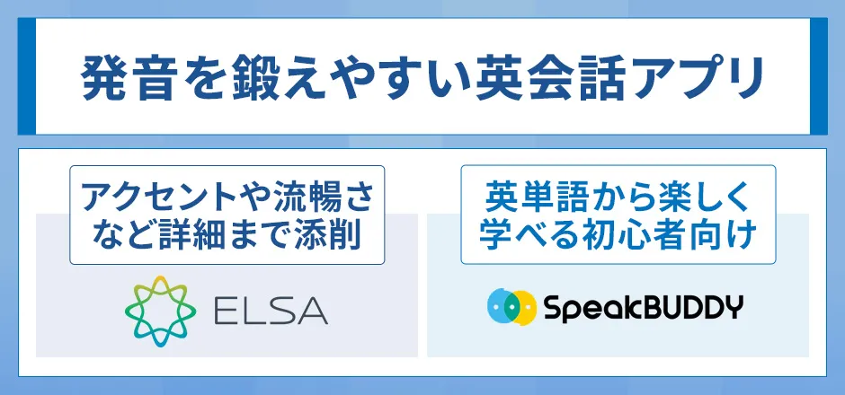 発音に強いおすすめの英会話アプリ