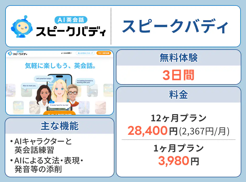 スピークバディ