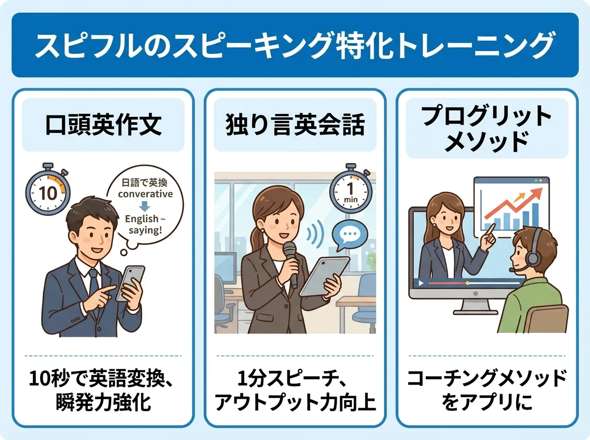スピフルがビジネス英語スピーキングに特化している理由