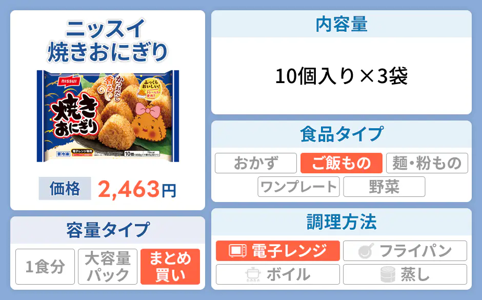 ニッスイ 焼きおにぎり