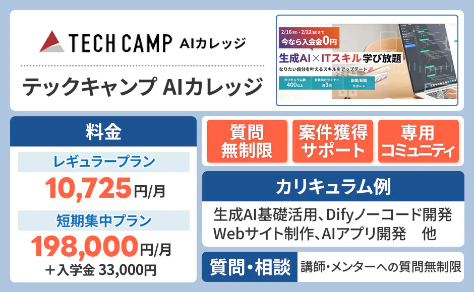テックキャンプ AIカレッジ