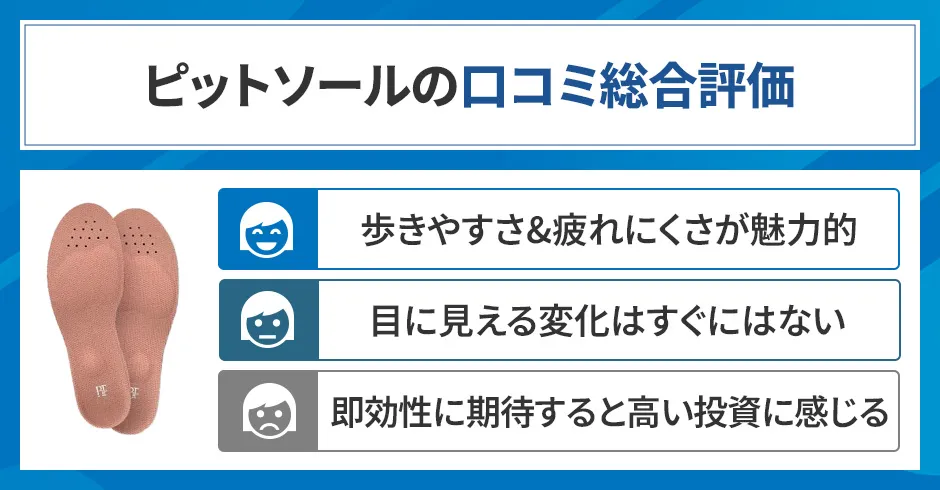 ピットソールの口コミ総合評価