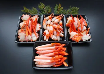 カニ通販.comのカニ、紅ズワイガニの鍋用肩肉・しゃぶしゃぶセット（2kg）