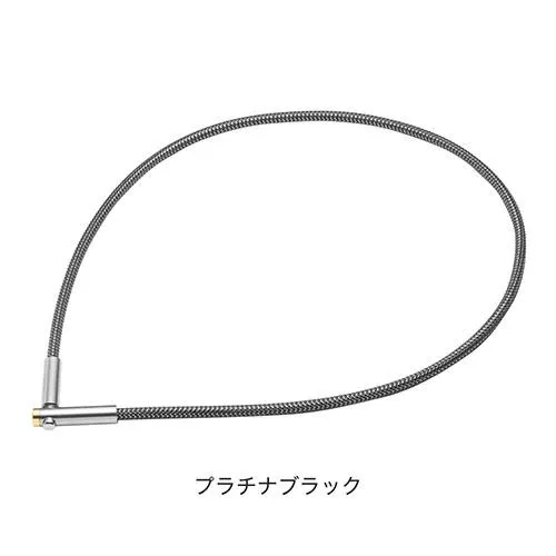 ファイテン RAKUWA 磁気チタンネックレス メタルトップ Vタイプ