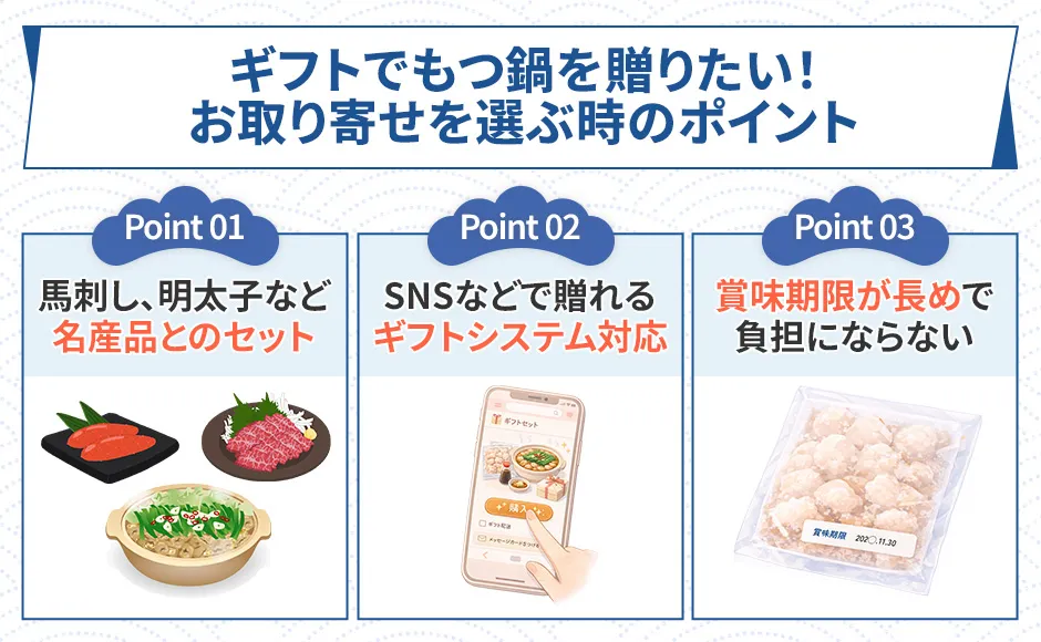 ギフトにおすすめのもつ鍋通販