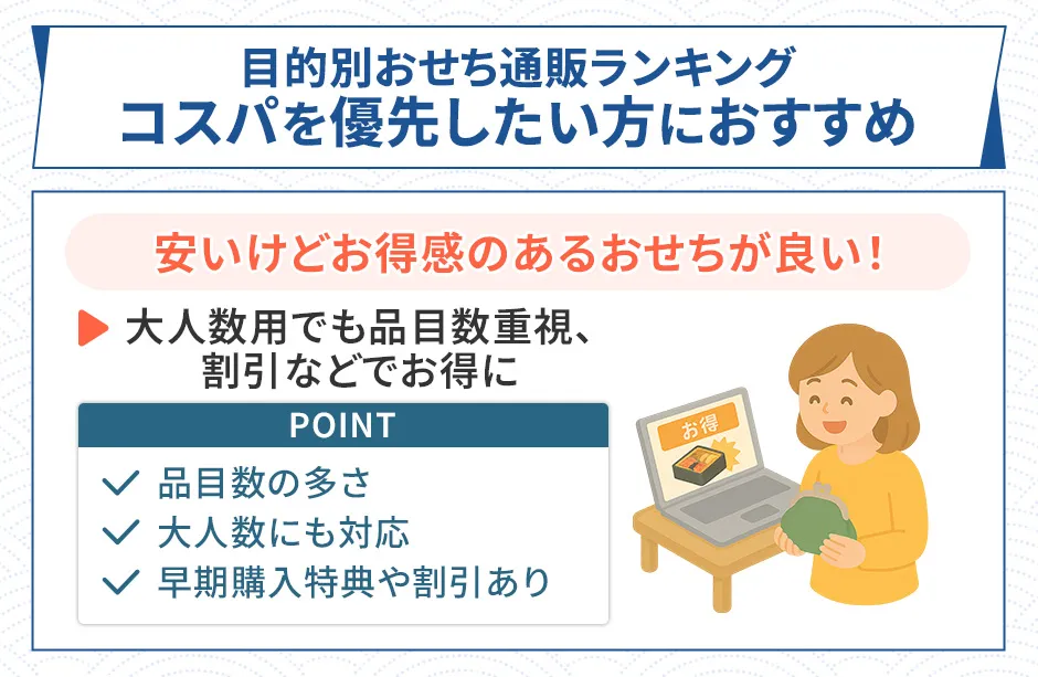 コスパの良いおせち通販ランキング