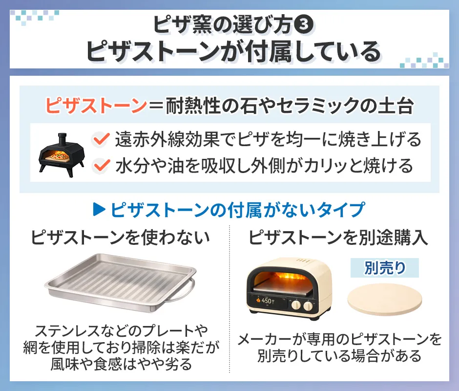 ピザ窯の選び方③