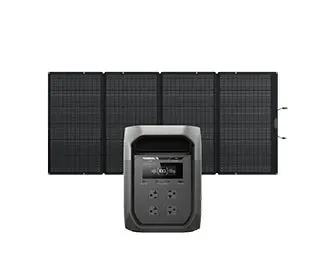 エコフローのポータブル電源DELTA 3 Max（2048Wh）+ 400Wソーラーパネル