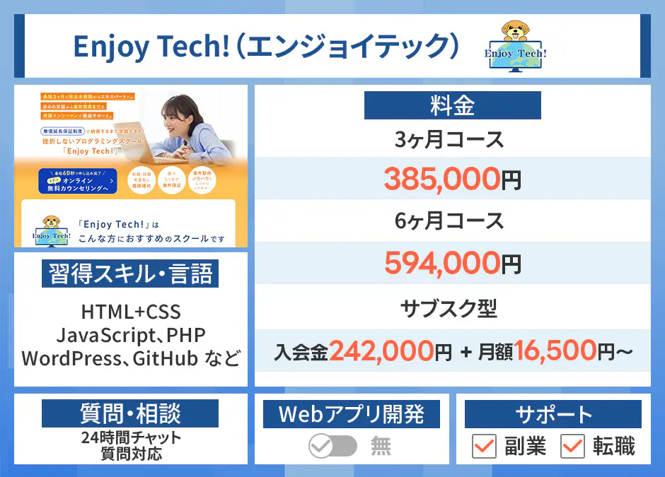 Enjoy Tech!（エンジョイテック）