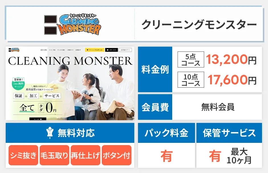 クリーニングモンスター