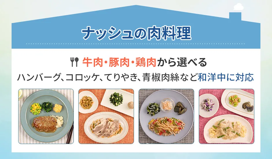 ナッシュの肉メニュー