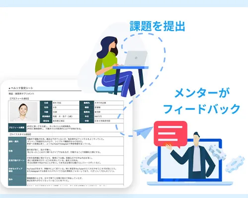 課題に対するフィードバックあり。